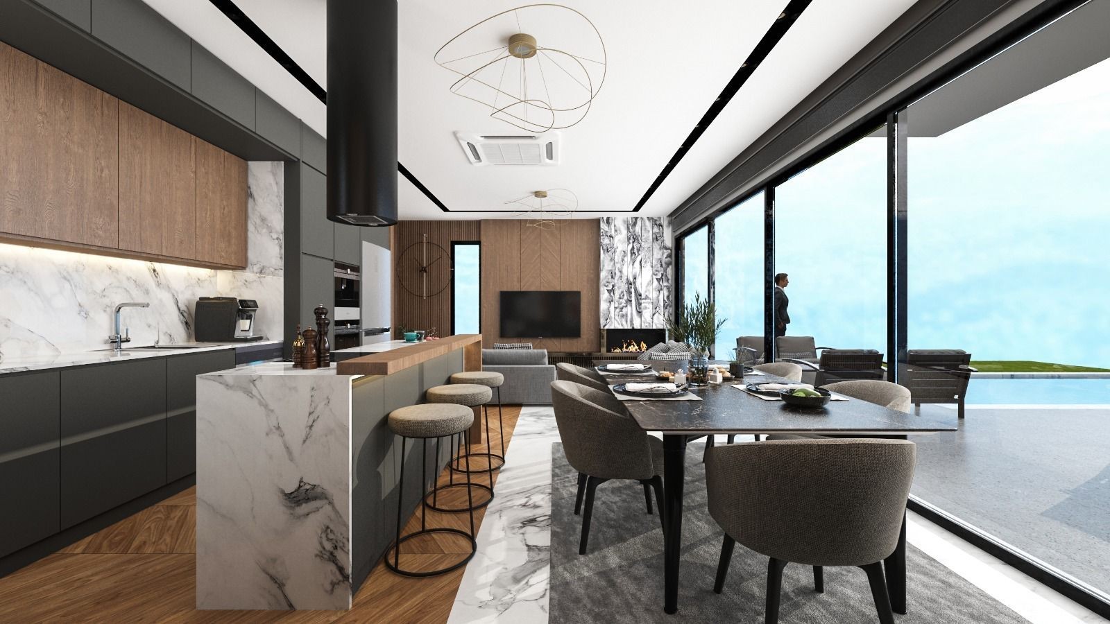 Unique Modern Design Villas With Spectecular  Sea View!!!